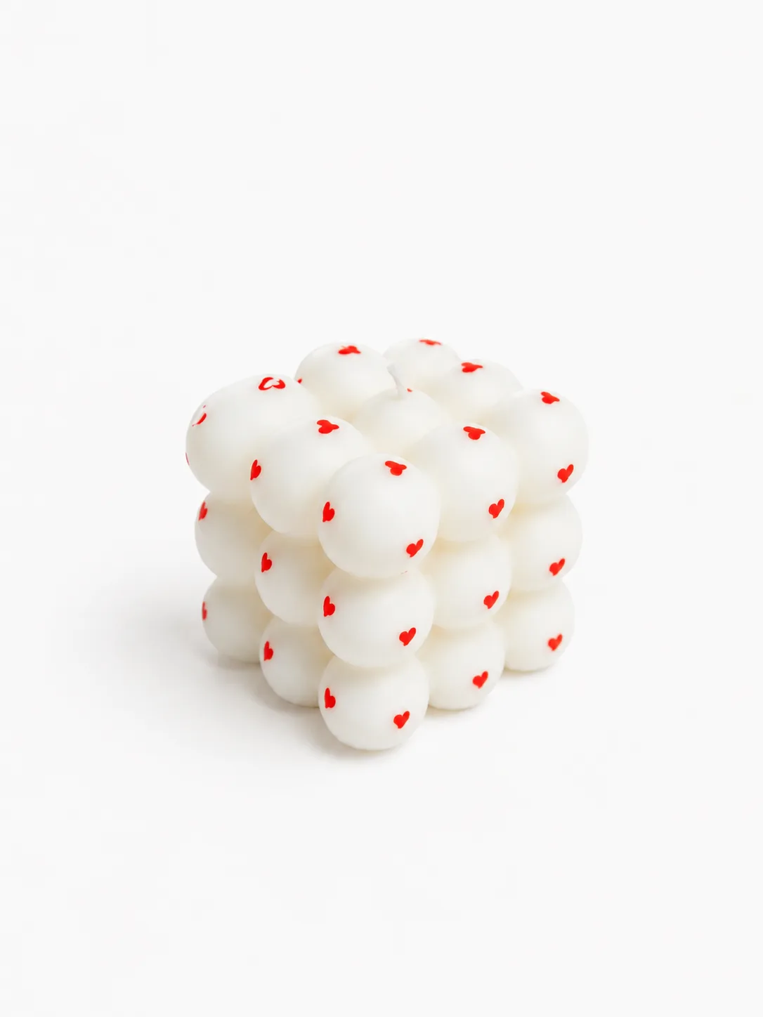 Bubble Κερί με Καρδιές | Decorative Candles